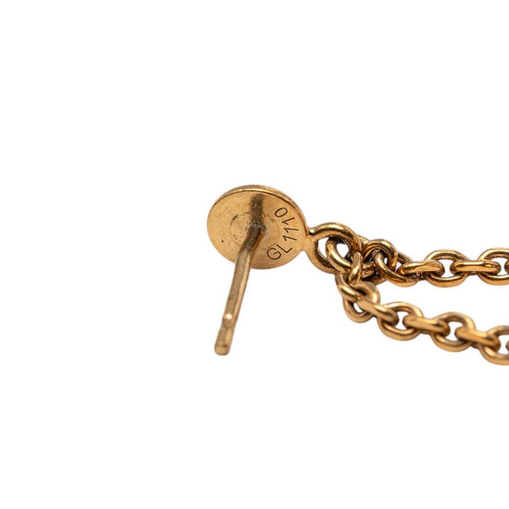 LOUIS VUITTON Gold Earrings - Picture 4 of 4